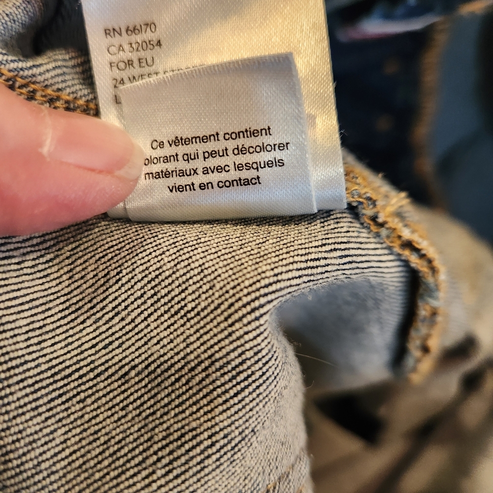 Anthropologie Pilcro And The Letterpress Button Fly High Rise Slim Jean Size 26 - Picture 13 of 14